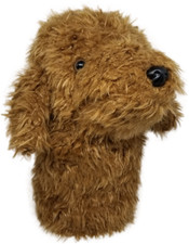 Chocolate Labradoodle Driver Headcover by ReadyGOLF