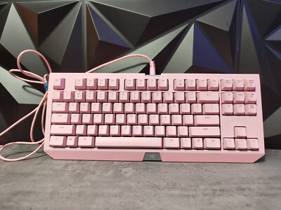Razer BlackWidow TE Chroma V2 Quartz Pink Wired Keyboard Gaming