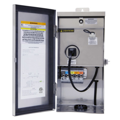 Lightkiwi  MultiTap Outdoor Low Voltage Landscape Lighting Transformer 75W-600W 