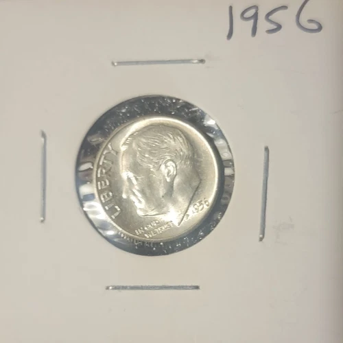 Lot Of 6 1956 Silver Dime. Uncirculated