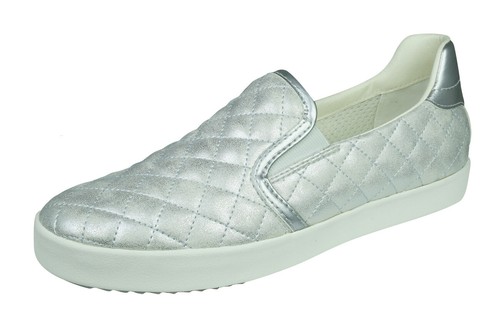 geox silver trainers