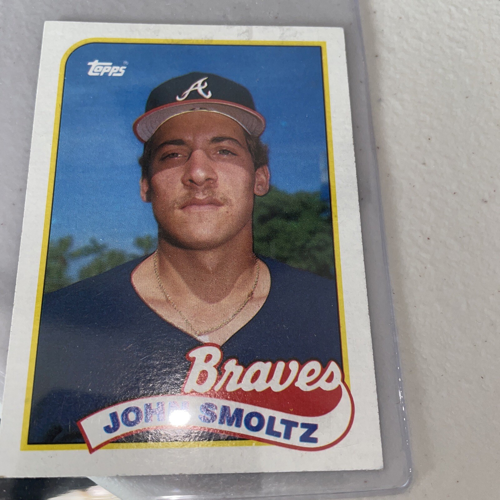 1989 Topps John Smoltz Atlanta Braves 382 Baseball Card EBay 1989-topps-john-smoltz-atlanta-braves-382-baseball-card-ebay