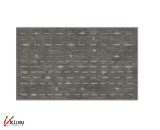 NIOB Ruggable Alina Grey 3' x 5' Area Rug | Flatwoven / Washable | 1858709