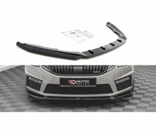 CUP Spoilerlippe SCHWARZ für Octavia 3 III RS FL Frontspoiler Spoilerschwert V3
