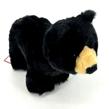Plush CHARCOAL BLACK BEAR Cub Stuffed Animal Douglas Cuddle Toys - #3768 NICE
