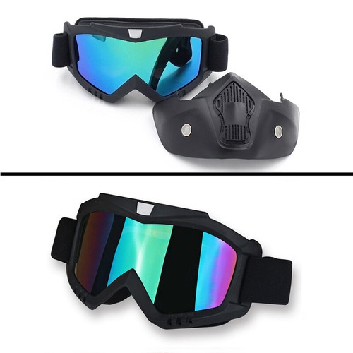 Motorrad-Gesichtsmaske Brille Off Road Motocross MX ATV Dirt Bike Helm UV Gläser - Bild 7 von 24
