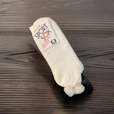 Vintage Sport Sox Pom Pom Footies