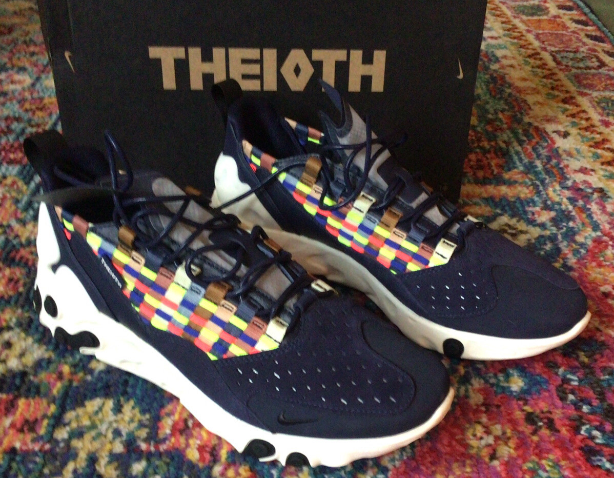 SZ 11.5 Nike React Sertu The Tenth Blackened Blue Sneakers  display picture 3