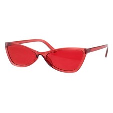 Wide Cat Eye Butterfly Sunglasses Women's Trendy Translucent Color Frame