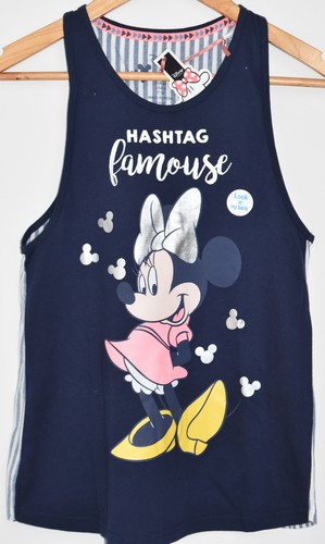 Disney Minnie Mouse Primark Chaleco Camiseta SPLIT Espalda para Mujer UK  Tamaños de 4 a 8 | eBay