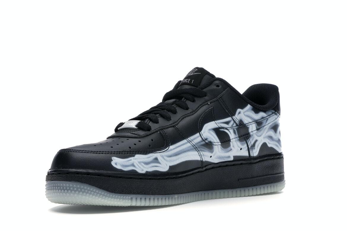 Nike Air Force 1 '07 QS Black Skeleton 2019 - BQ7541-001 | eBay
