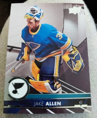 2017-18 17-18 Upper Deck UD Series 1 Base #160 Jake Allen Blues