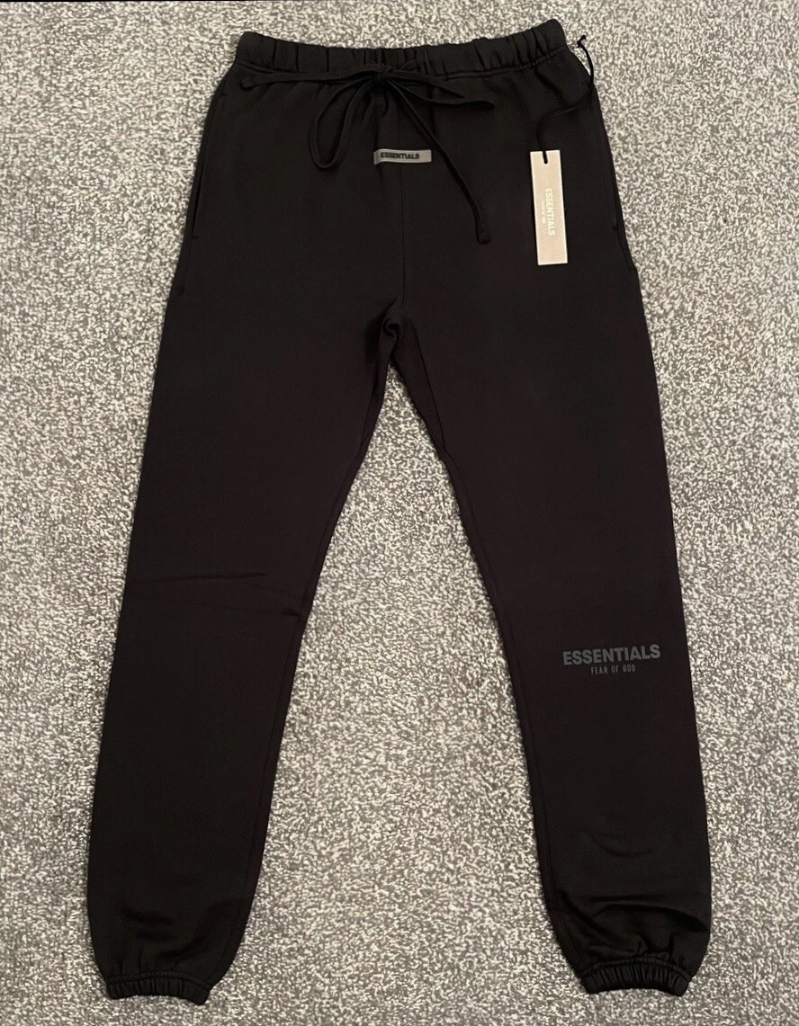 FEAR OF GOD ESSENTIALS ?Essentials Fear Of God Joggers in nero?TG. MEDIUM?