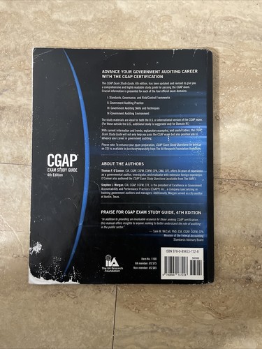 CGAP® Exam Study Guide, 4th Edition - Spiral-bound By Thomas F. O Connor - GOOD - Imagen 2 de 3