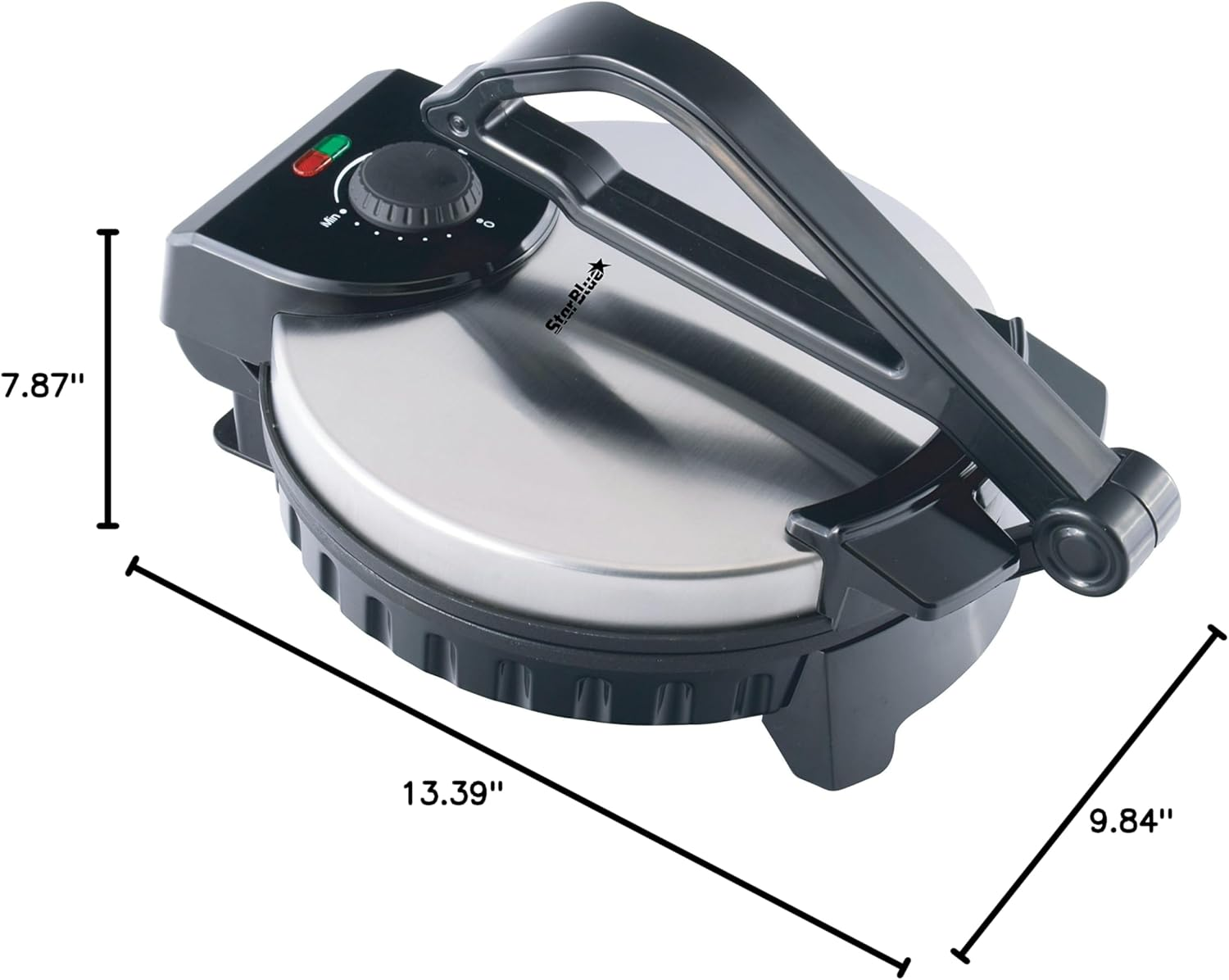 10Inch Roti Maker by with FREE Roti Warmer - the Automatic Stainless ...
