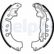 DELPHI BREMSBACKEN SATZ HANDBREMSE passend für FIAT 500L FIORINO TIPO | LS2135