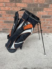 Ping Hoofer Craz-E-Lite Golf Bag Stand Bag Double Strap Orange 6 Way Divider