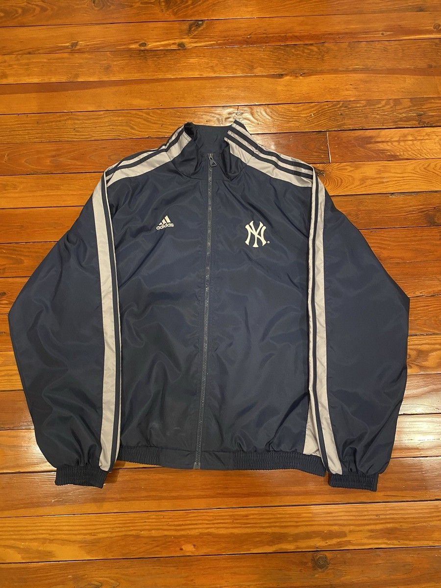 Vintage New York Yankees Jacket Large Adidas Yankees Windbreaker