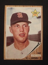 1962 Topps - Ray Washburn #19 (RC)