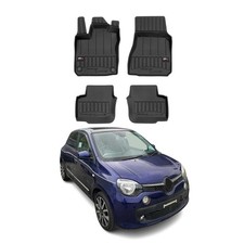 OMAC Gummi Fußmatten für Renault Twingo 2014-2024 Premium TPE Automatten 4tlg