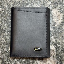 Nike Golf Wallet Trifold P5008101 Black Leather Vintage