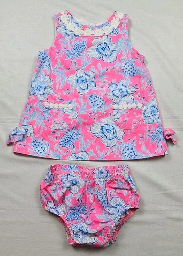 Lilly Pulitzer Little Lilly Classic Pink Shift Size 12-18 Months EUC
