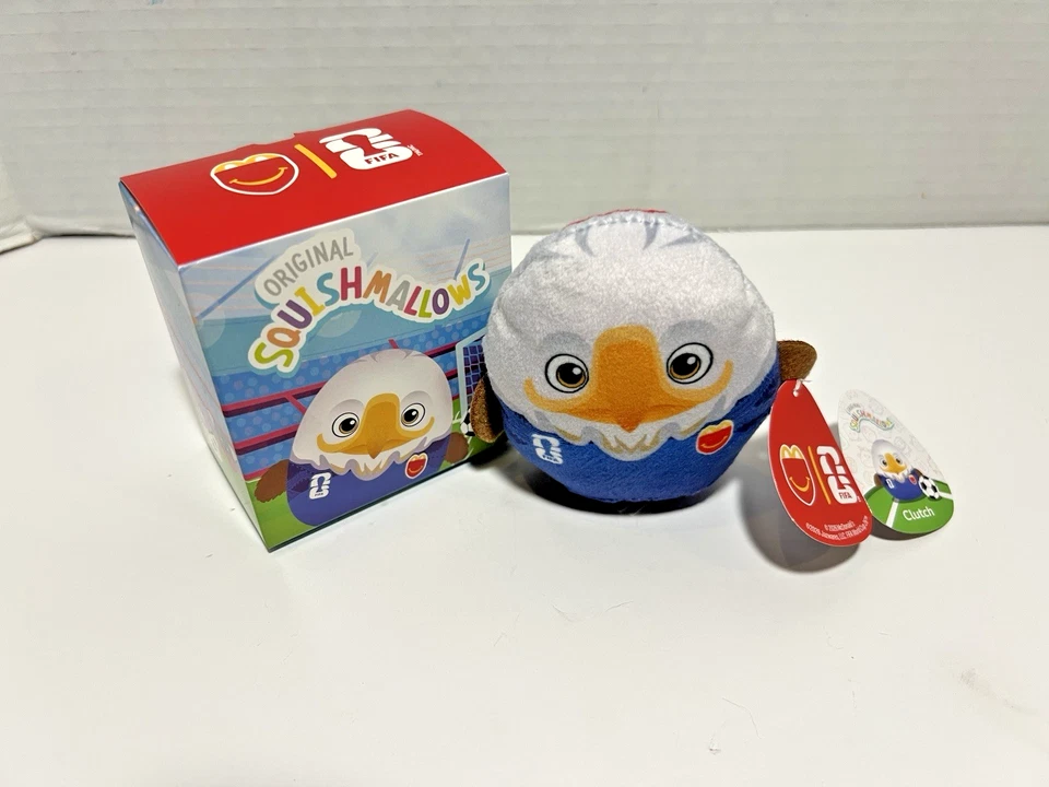2026 McDonald’s FIFA World Cup X Squishmallows Clutch Happy Meal Toy In Box - Image 1 of 1