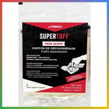 SuperTuff Tack Cloth, 18-inch x 36-inch, 6 Count, Tan