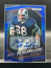 2025 Panini Prizm Black Football Blue Shimmer FOTL Joe DeLamielleure #13