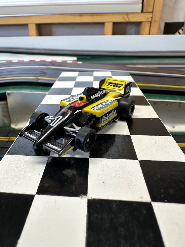 AFX,AURORA,TOMY,TYCO HO SLOT CAR: TOMY SUPER G PLUS VALVOLINE/ARMOR ALL INDY CAR