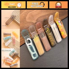 6pcs Portable Storage Box Set - Travel Capsule Medicine Case Mini Organizer fo