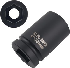 33mm Socket 1 Drive33mm 6 Point Opening Deep Impact Socket With Corner Design 33mm Socket 1 Drive33mm 6 Point Opening Deep Impact Socket With Corner Design