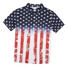 2-10 Years Boys Button Down Shirts 3D Graphic Hawaiian 3-4T 4th of July-1