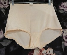 VTG Bali Panties Satin Brief Shaper Granny Panty, Size XXXL 35/36, Style 8500