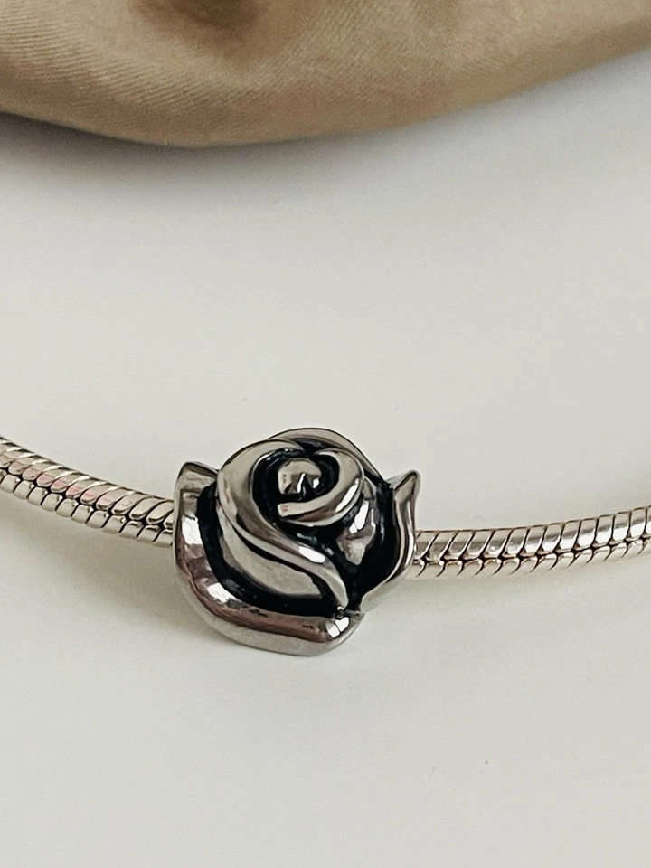 Charm Morellato Rosa In Acciaio Linea Drop - Immagine 2 di 4