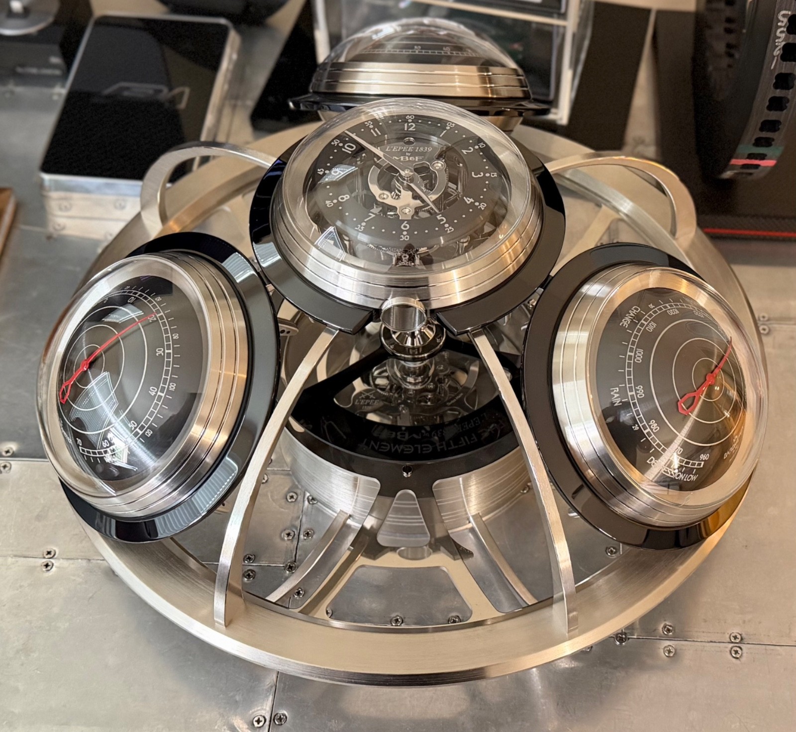 MB&F and L’Epée 1839 Fifth Element Black Clock limited to 18 Made MSRP ...