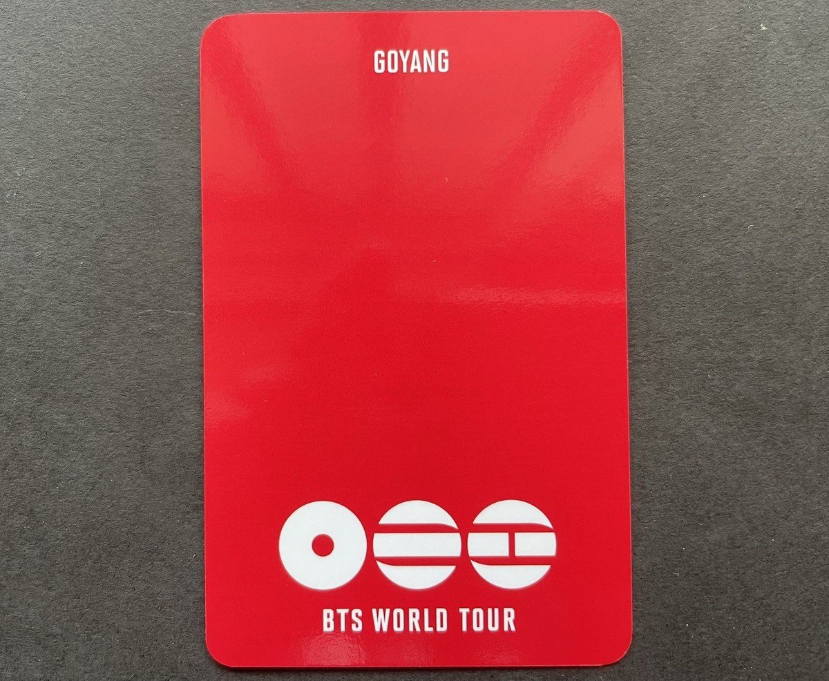 BTS-WORLD TOUR 'ARIRANG' IN GOYANG ARMY ZONE PHOTO CARD RM ONLY | eBay