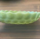 Vtg MCM Anchor Hocking Fire-King Jadeite Green Glass Bubble 8.5" Serving Bowl