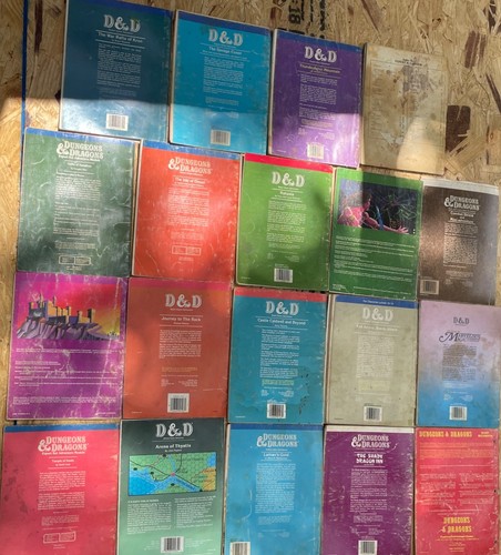 Vintage Lot TSR Dungeons & Dragons Manuals, Modules, Campaign Guides 80s VTG - Picture 2 of 18