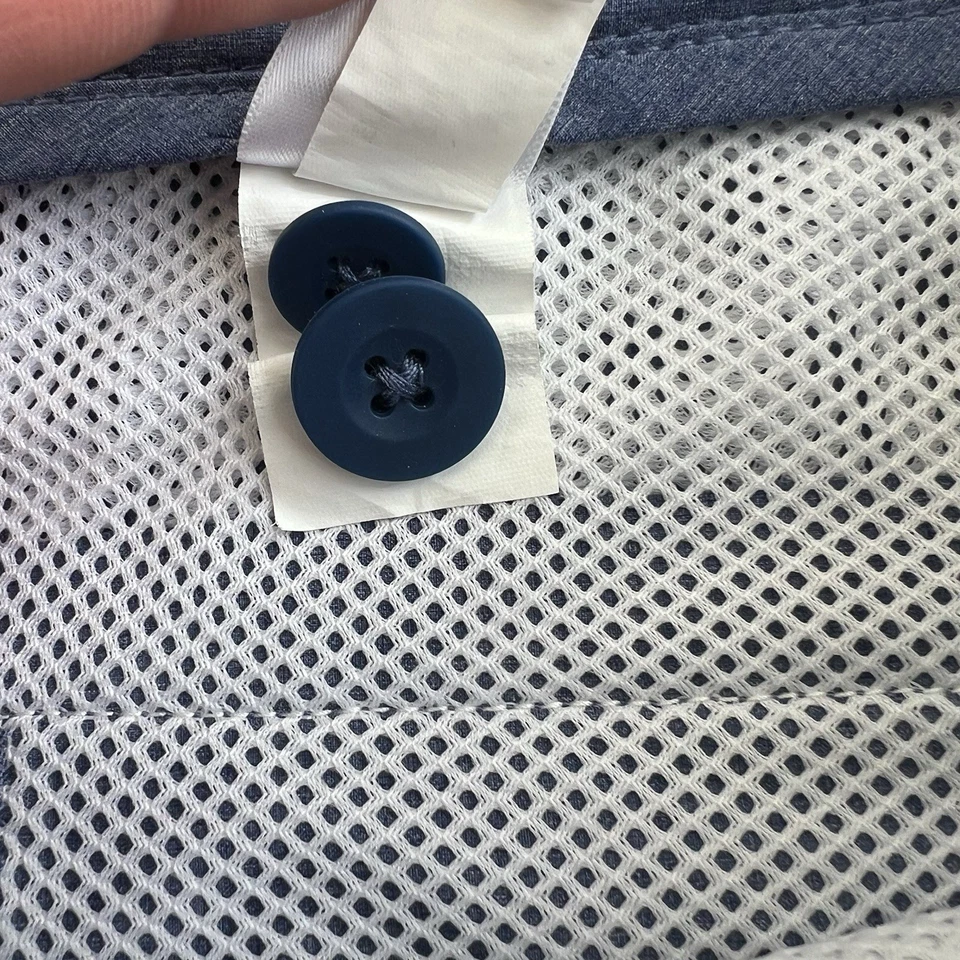 Pantalones Cortos Vineyard Vines Para Hombres 44B Azul Breaker Chino Absorbente Elástico Golf Foto 4 de 4