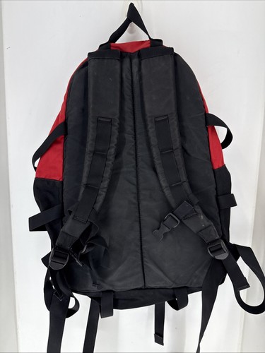 Zaino North Face vintage anni 90 rosso nero - Foto 2 di 2
