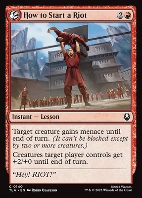 How to Start a Riot | #140 | TLA | MTG | Regular | MP