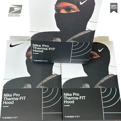 Nike Pro Men's Hyperwarm Hood, One Size Fits All - Black/Black