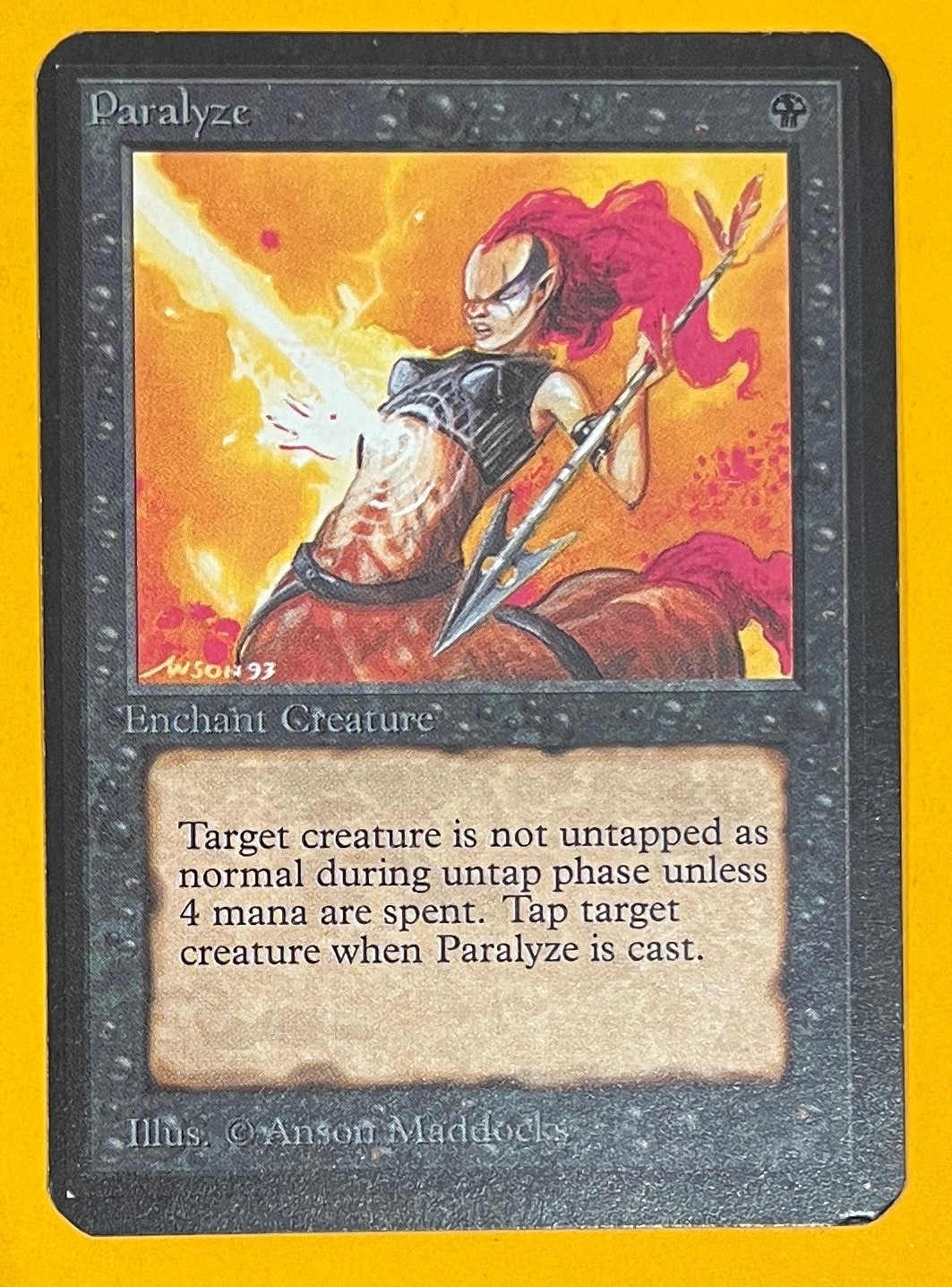 MTG PARALYZE Alpha (OldManMTG 012-972)