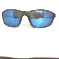 X-Loop 8X2676-CLR-MIX Cat.3 Sport Sunglasses Black Blue Mirror Lens Mens Wrap