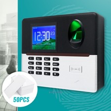 WIFI Fingerprint And RFID Card Attendance Time Clock TCP/IP USB Remote Access