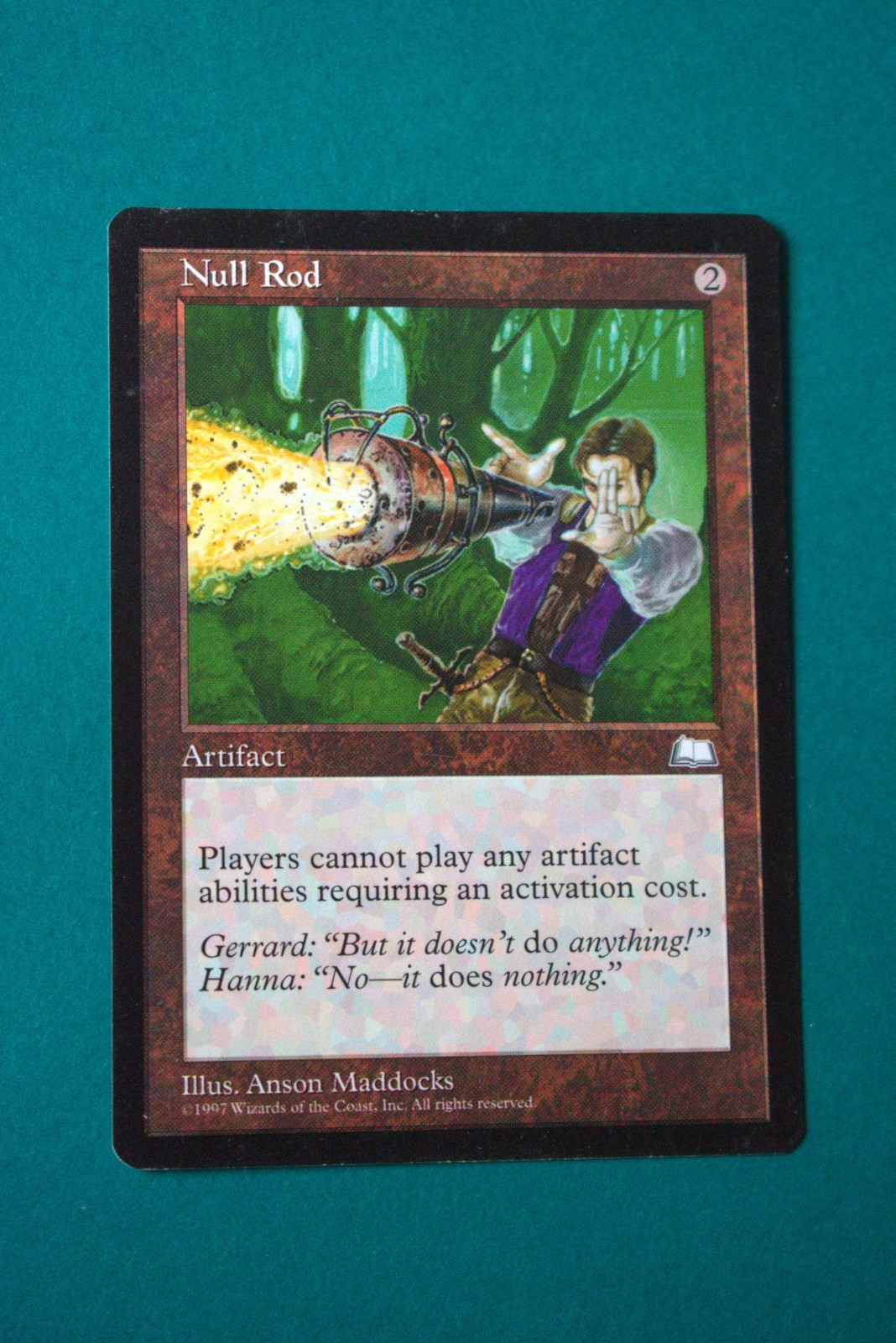 Null Rod - MTG - Weatherlight - Very Lightly Played - Magic The Gathering