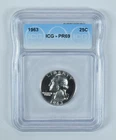 1963 Washington Quarter PR69 ICG *2360