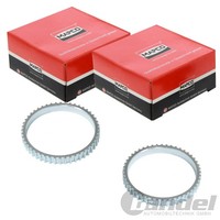 2X Mapco ABS-RINGE Vorne Beidseitig Passend FüR Peugeot 406 Links+Rechts | 76307