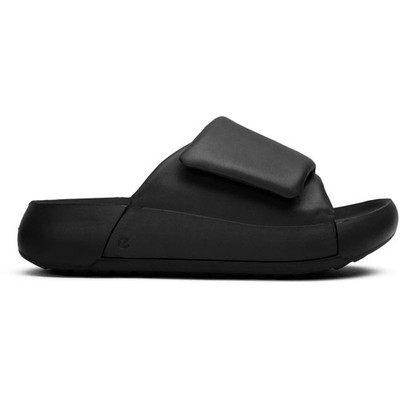 Ecco Womens Cozmo Platforms Sandals Black